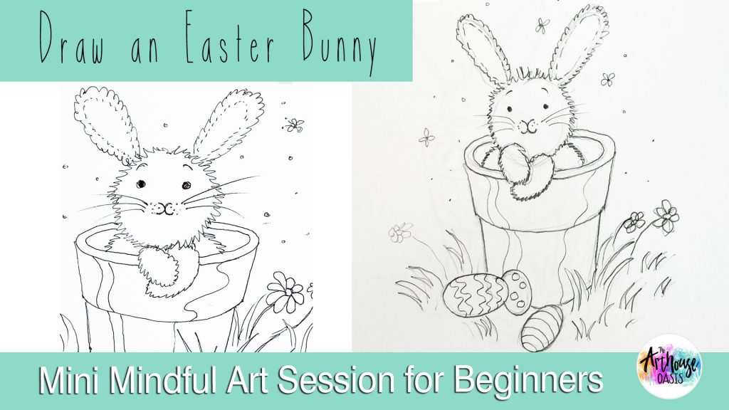 Draw an Easter Bunny in 15 minutes