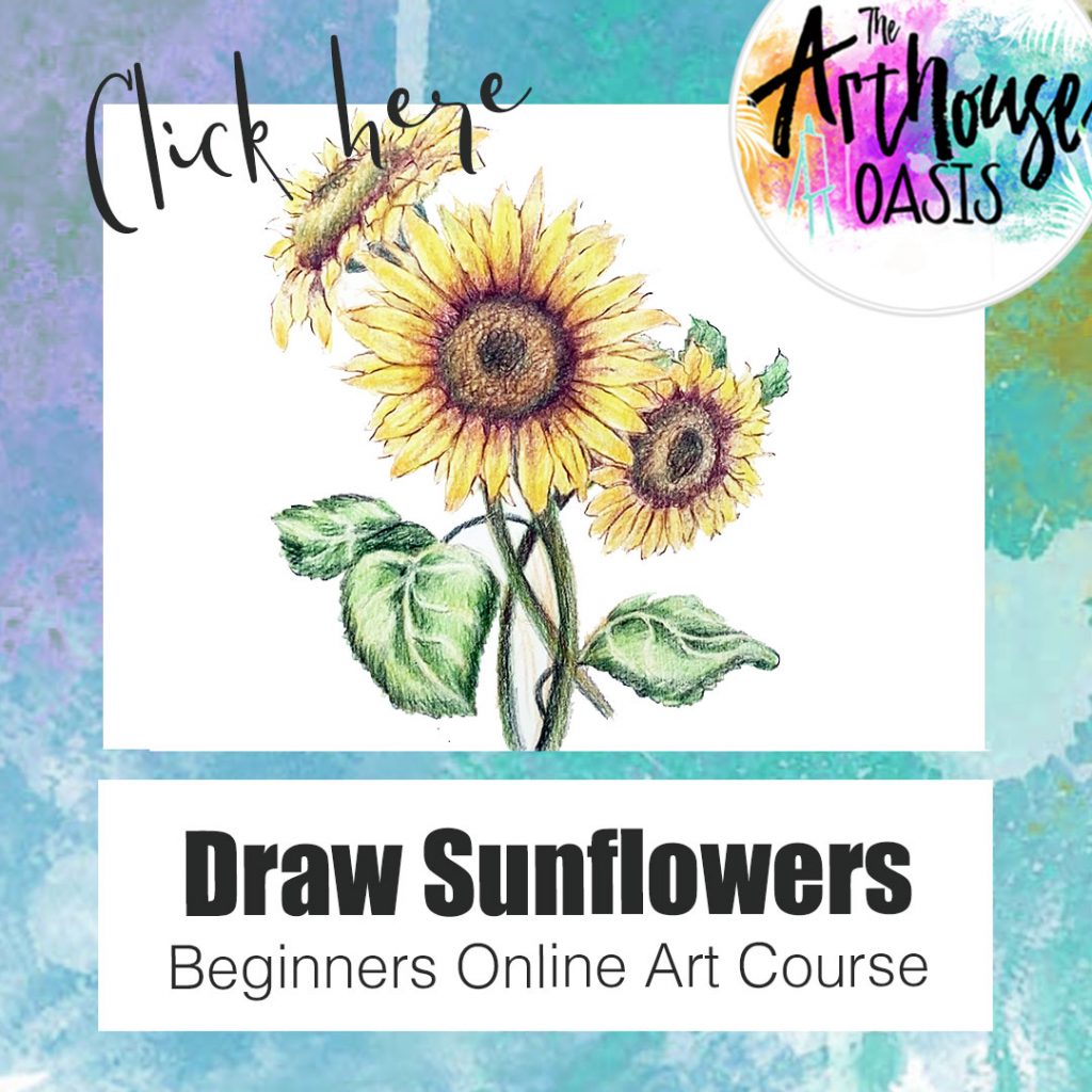 Sunflowers Online Drawing Course