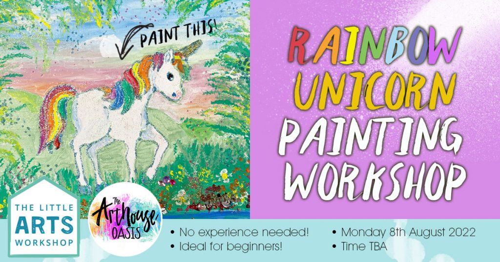 Rainbow Unicorn Painting Workshop, Hertfordshire