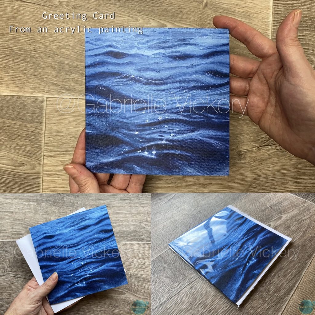 Ocean Theme Greeting Card Design
