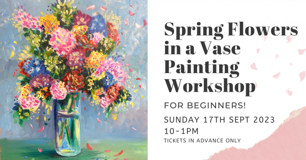 Spring flowers in a vase workshop 17th September 2023