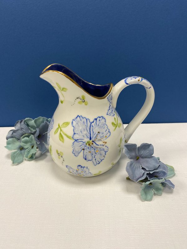Painted pottery - jug - personalised gifts
