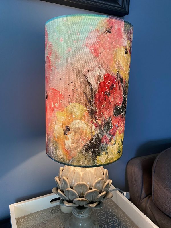 Lampshade - Floral Design - Interior Design - Gabrielle Vickery Art