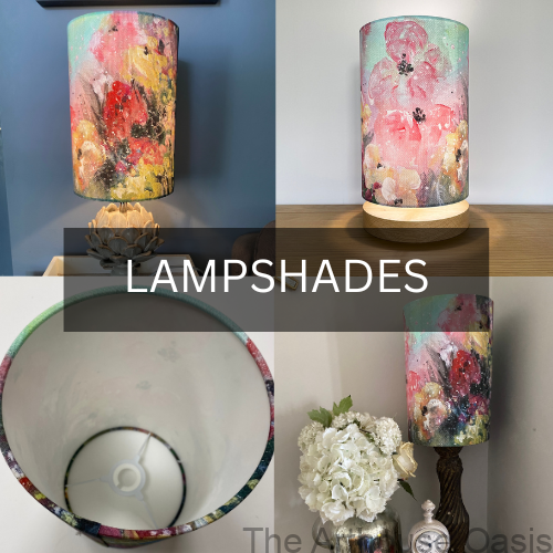 Lampshade Designs - Gabrielle Vickery Artist - Hertfordshire