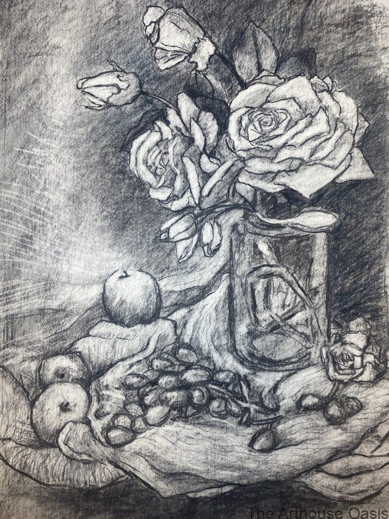 Charcoal Still Life