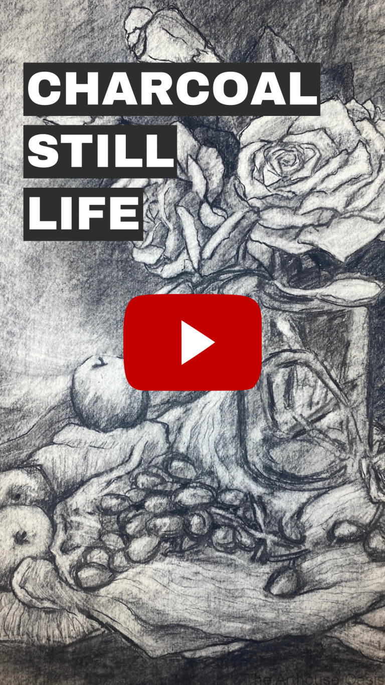 Charcoal Still Life Youtube Video
