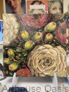 Rustic Blooms Square Painting No. 2