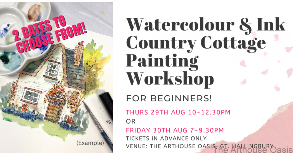 Watercolour and Inks Painting Workshop for Beginners - Bishops Stortford