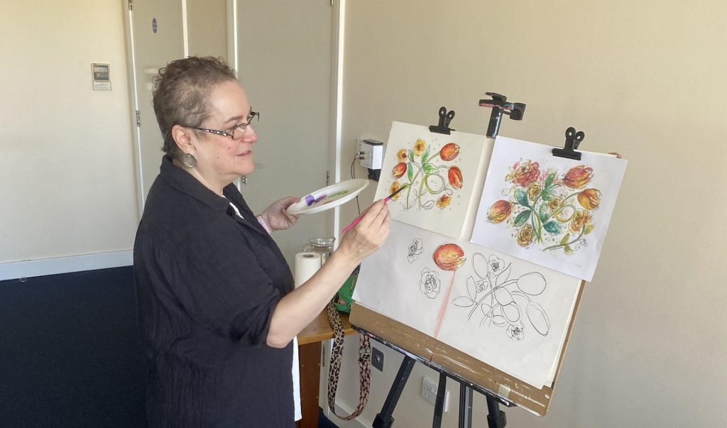 Live painting event, South Mill Arts, Bishops Stortford