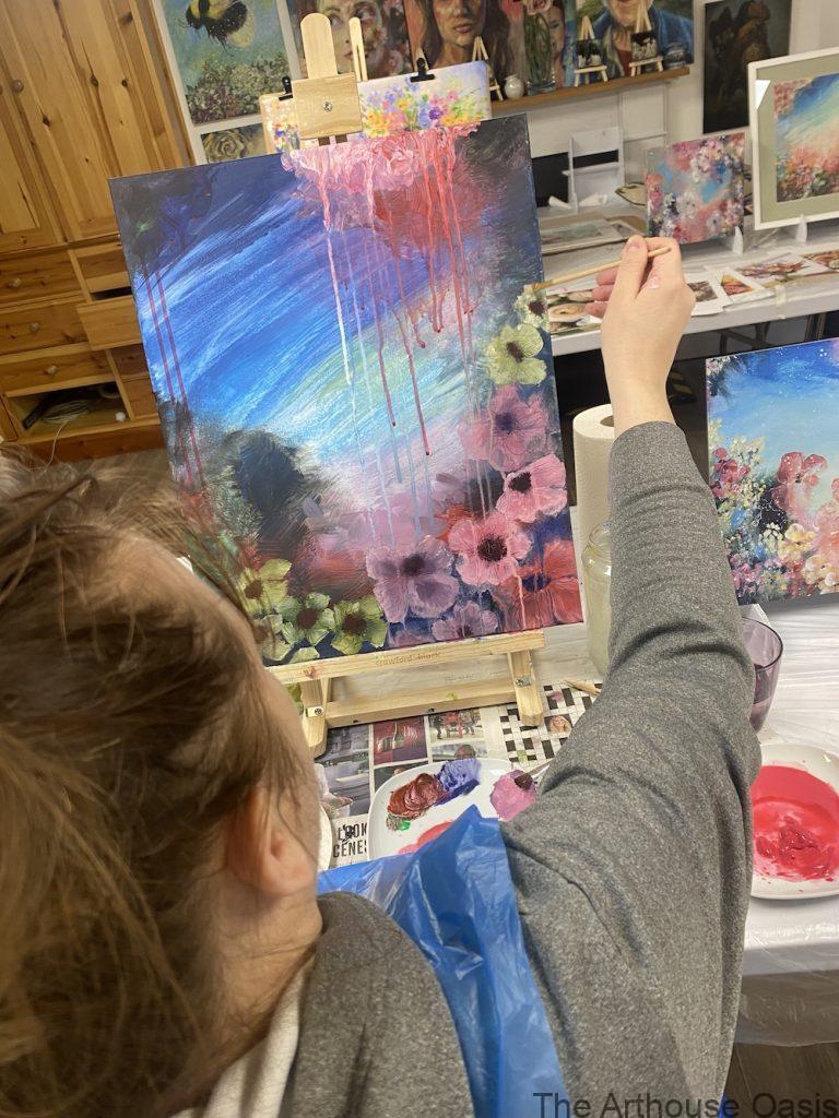 Learn to paint flowers Bishops Stortford