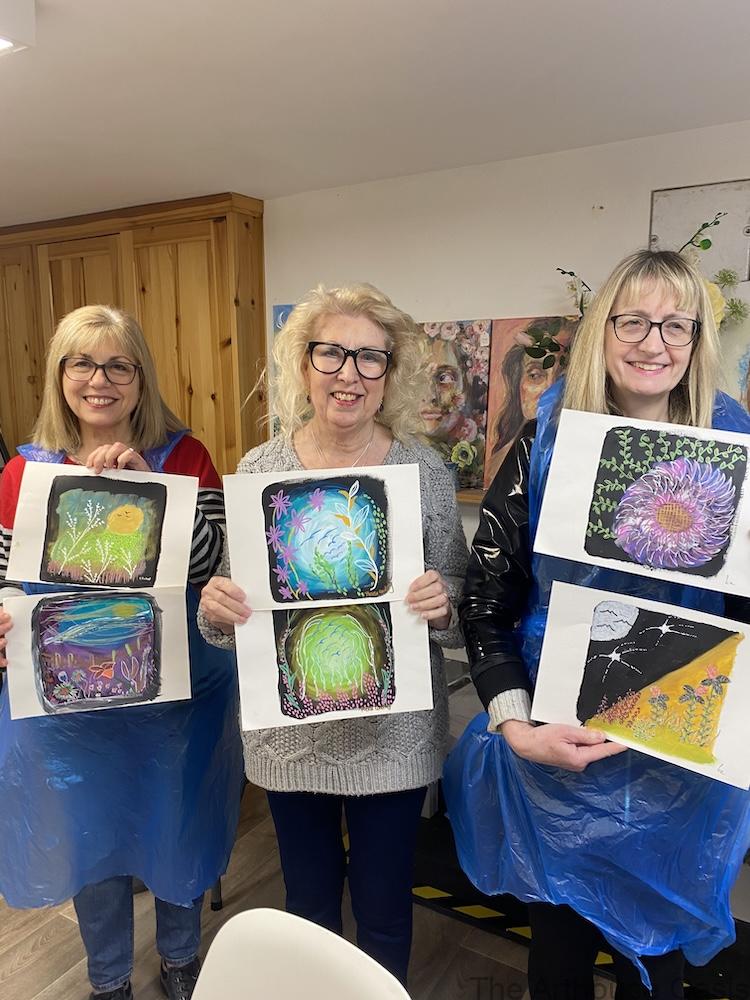 Mixed Media Art Workshop in Bishop's Stortford