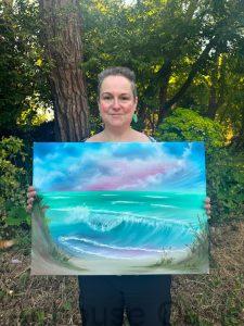 Bob Ross Painting workshop
