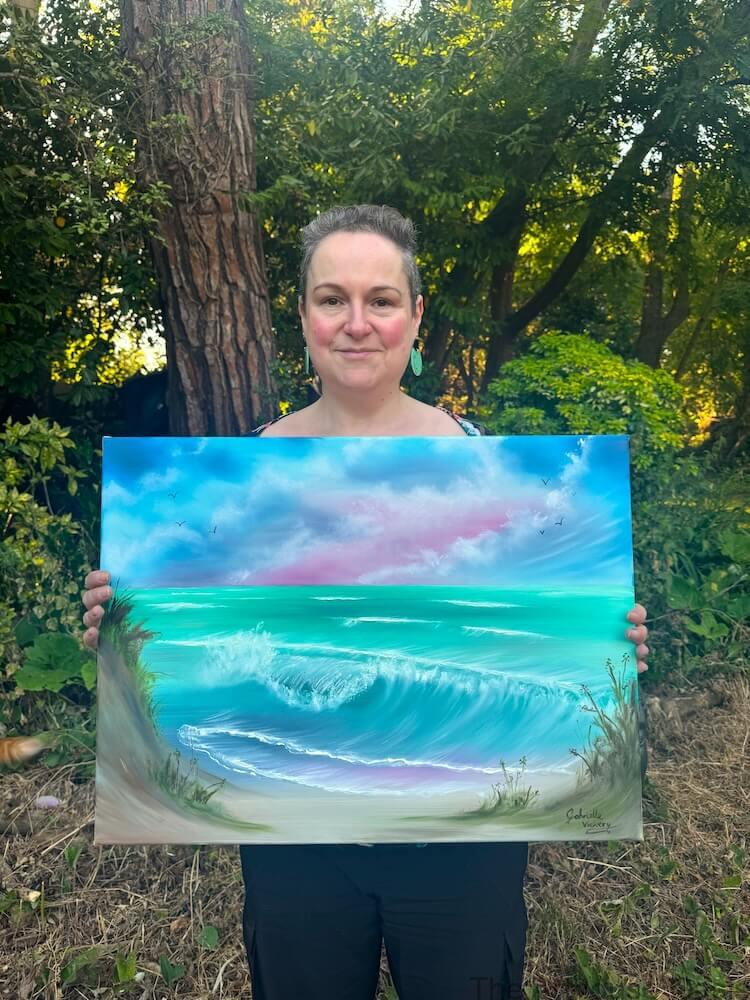 Bob Ross Painting workshop