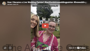 Gabrielle with Fearne Cotton at Sky Landscape Artist of the Year 2026