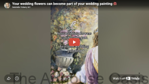 Flowers oil painting.