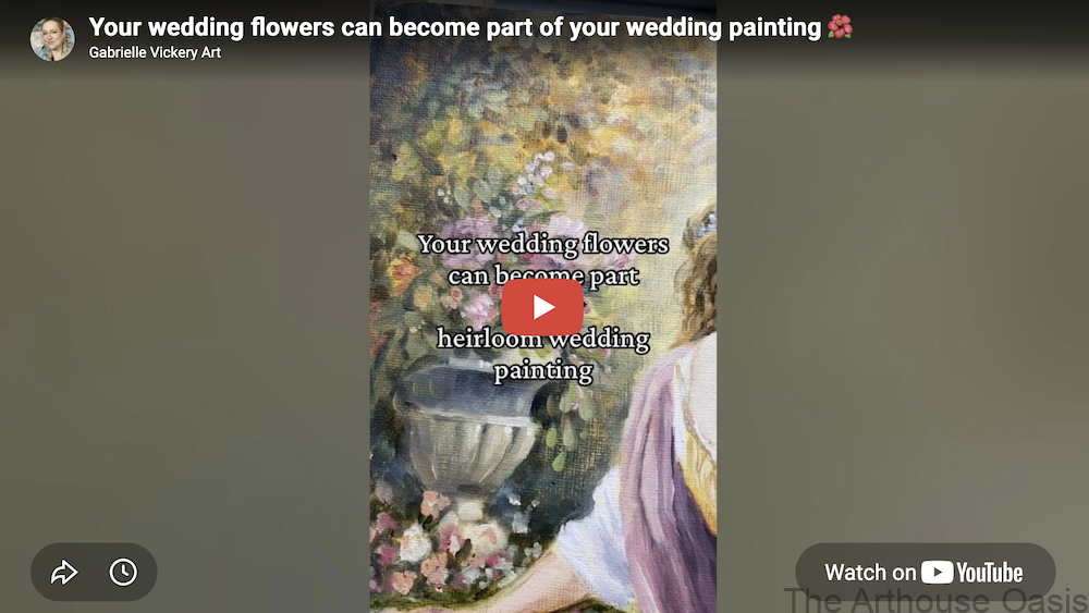 Flowers oil painting.